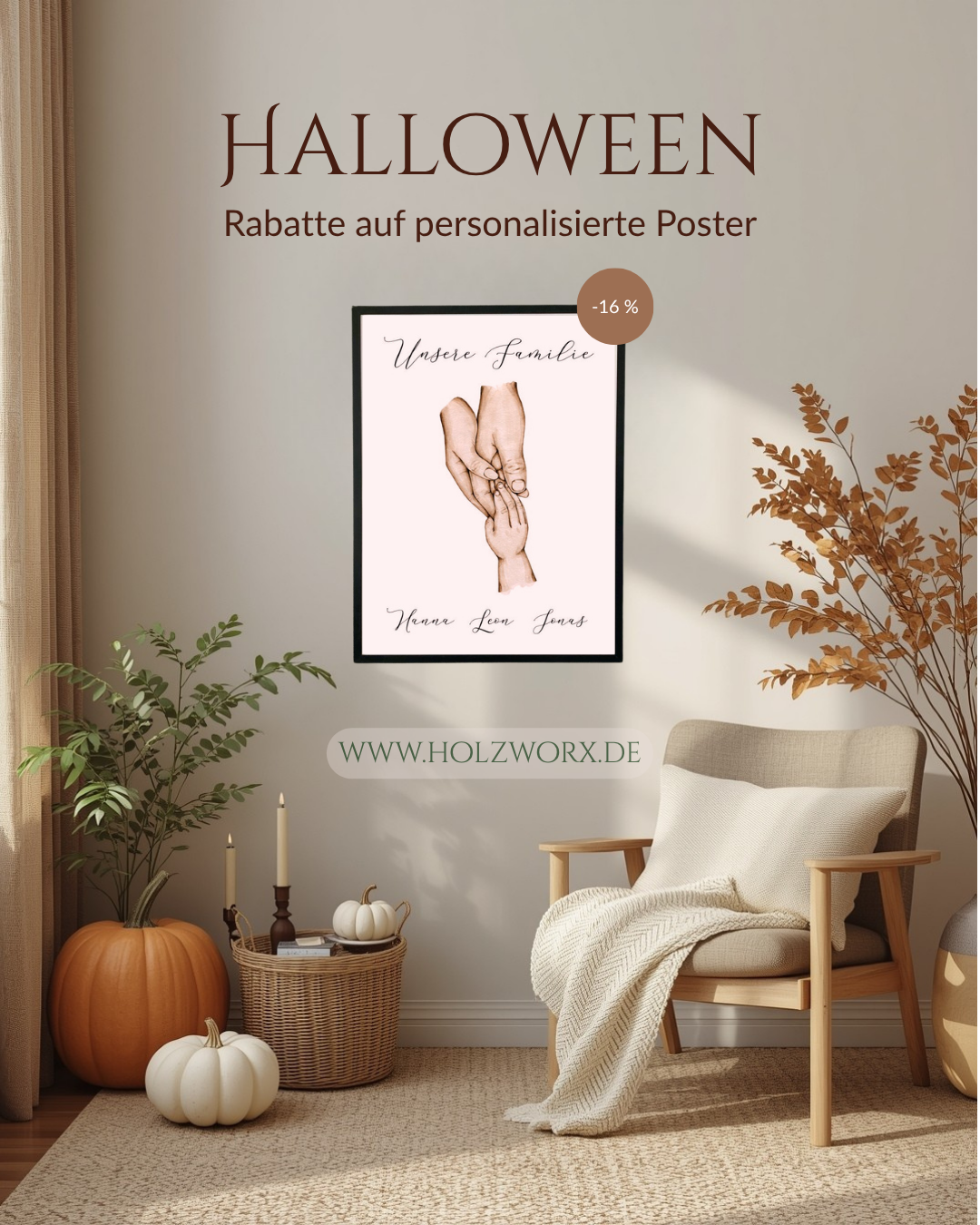 Halloween ruce rodiny DE